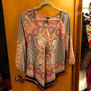 Floral patterned shirt